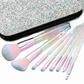 JSEIAJB 8-piece makeup brush set, soft brush set, complete set of professional brush beauty tools