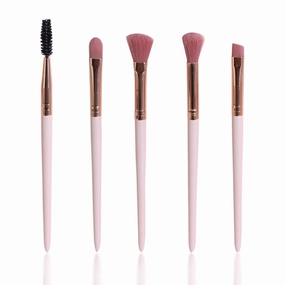 JSEIAJB Makeup brush set 5 pieces of eye shadow brush eyelash curl eye brush full set of makeup tools