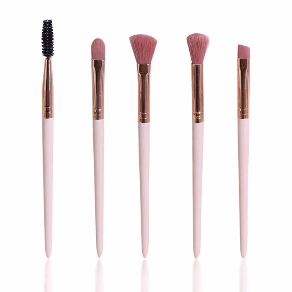 JSEIAJB Makeup brush set 5 pieces of eye shadow brush eyelash curl eye brush full set of makeup tools