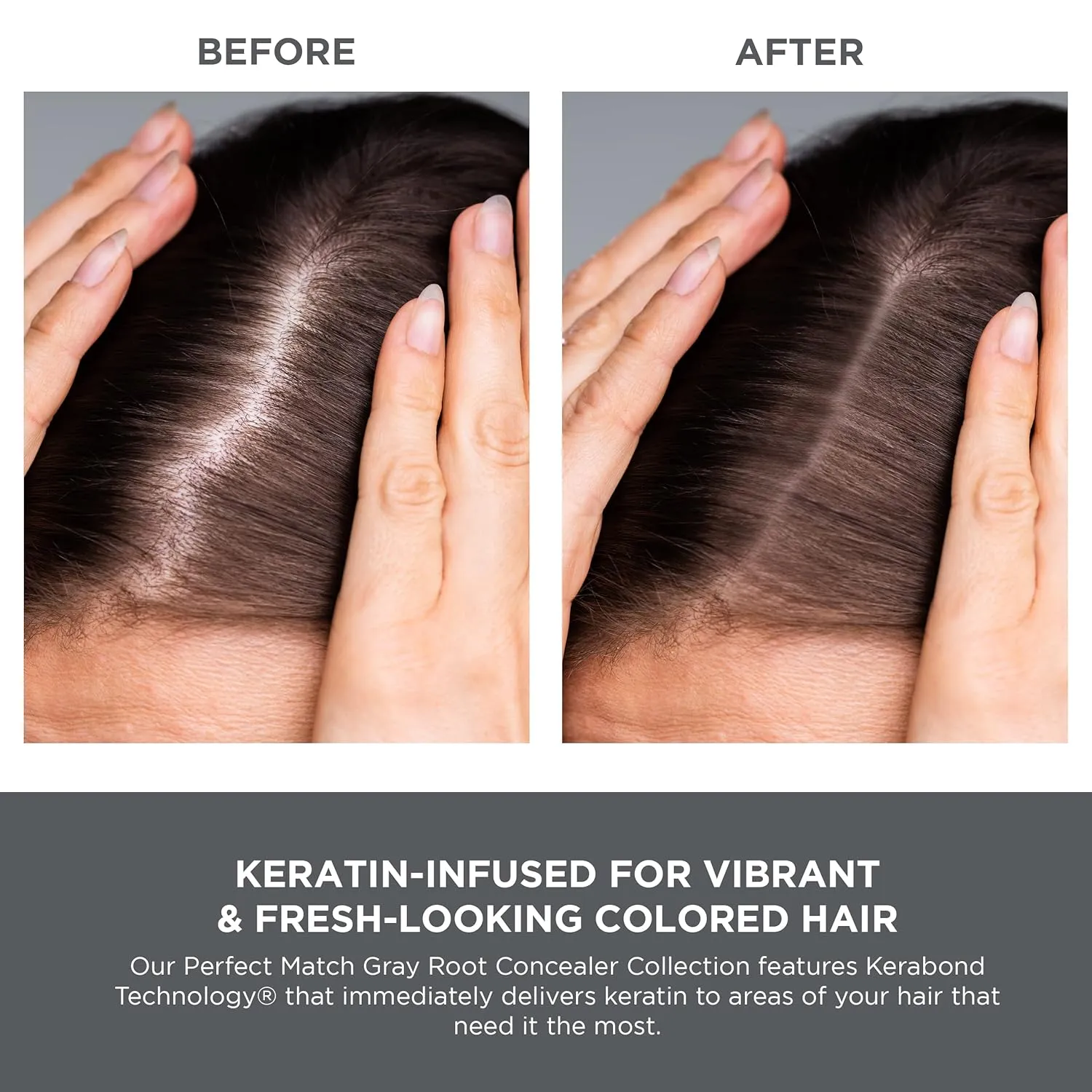 Keratherapy Keratin Infused Perfect Match Gray Root Concealer Spray, Auburn Red, 3 oz, 118 ml - Root Cover Up Spray to Hide Gray Roots - Keratin Therapy Hair Darkening & Temporary Scalp Concealer