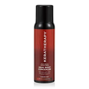 Keratherapy Keratin Infused Perfect Match Gray Root Concealer Spray, Auburn Red, 3 oz, 118 ml - Root Cover Up Spray to Hide Gray Roots - Keratin Therapy Hair Darkening & Temporary Scalp Concealer