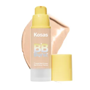 Kosas BB Burst Tinted Face Gel Cream - Supports Healthy Collagen, Smoothes Skin, Hydrates & Moisturizes - Lightweight Buildable Coverage - Light  Cool 15, (1 Oz/30 ML)