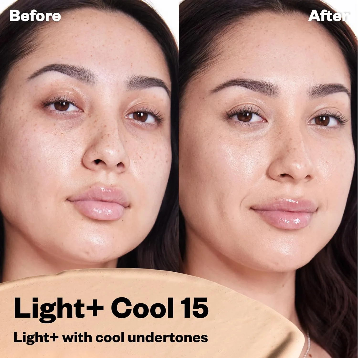 Kosas BB Burst Tinted Face Gel Cream - Supports Healthy Collagen, Smoothes Skin, Hydrates & Moisturizes - Lightweight Buildable Coverage - Light  Cool 15, (1 Oz/30 ML)
