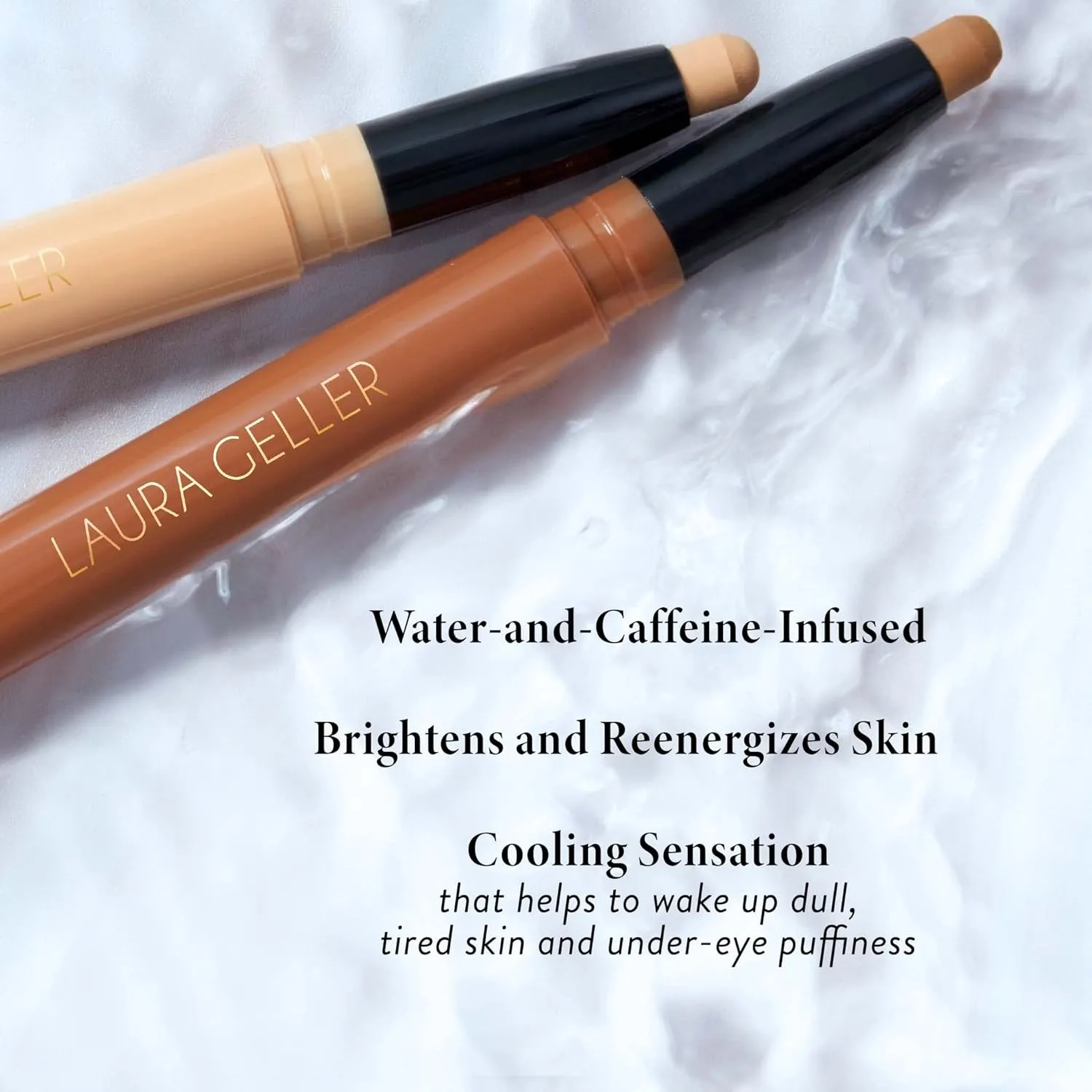 LAURA GELLER NEW YORK The Cold Concealer Cooling Coverage Stick, Golden Medium 300