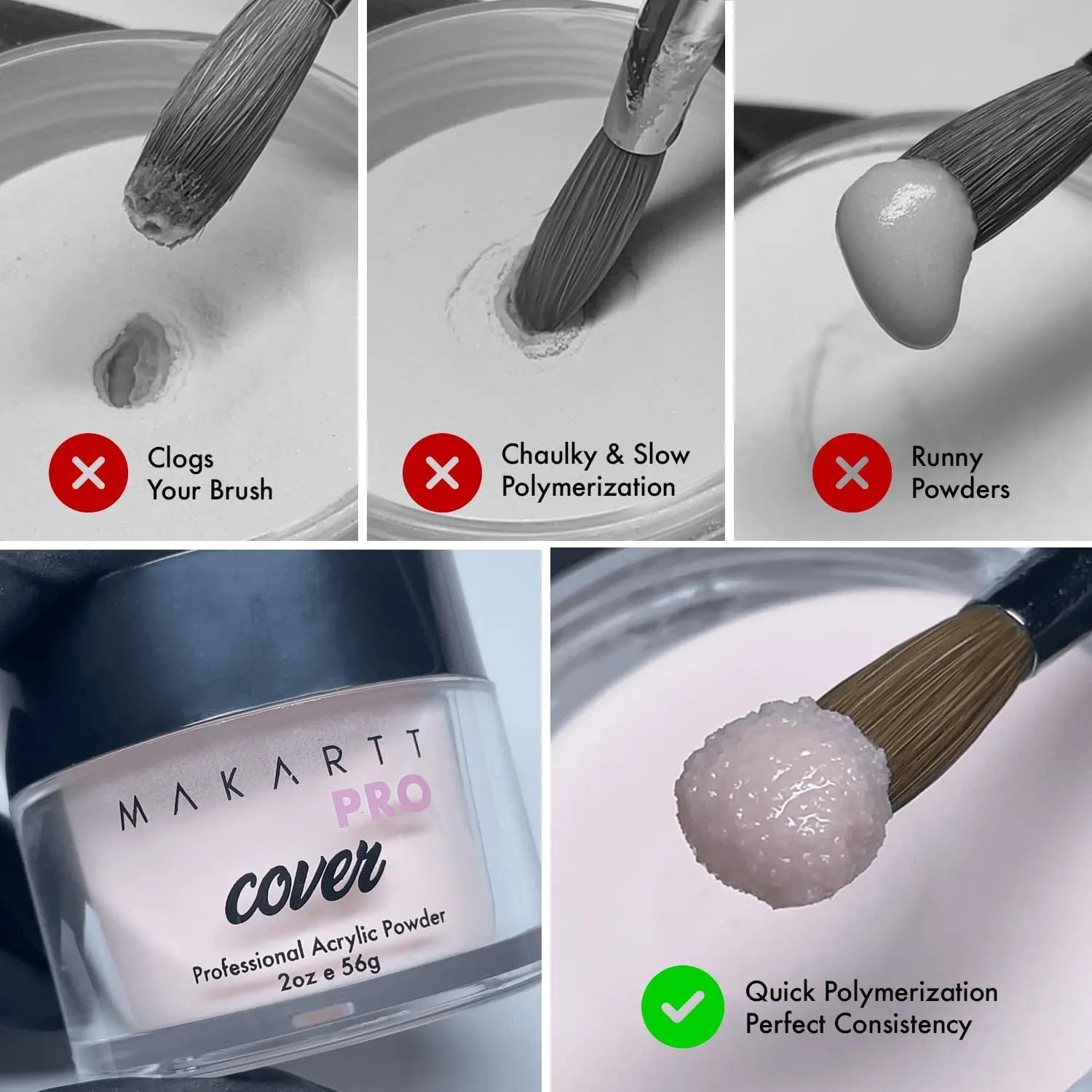 Lavender Lace Acrylic Powder 56g/2oz – Cover Nail Powder for Nail Extension & Sculpting – Professional Use for Salons & Technicians