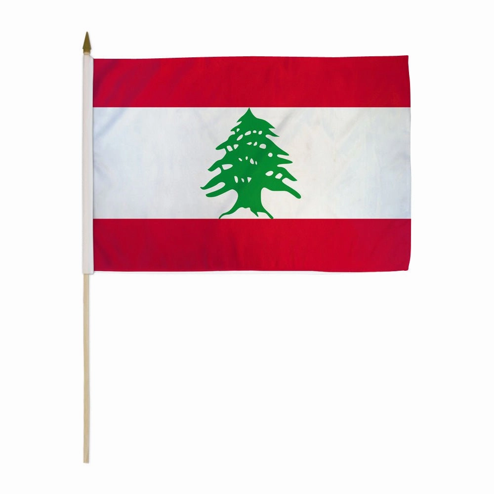 Lebanon 12x18in Stick Flag