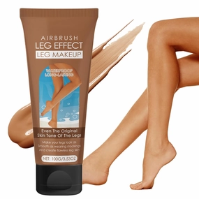 Leg Makeup Waterproof No Transfer, Leg Vein Cover up Makeup for Varicose Veins Waterproof Black Skin, Body Scar Cover up for Tattoo Concealer (Brown Glow)