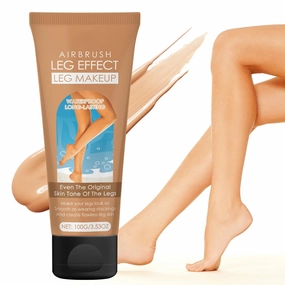 Leg Makeup Waterproof No Transfer, Leg Vein Cover up Makeup for Varicose Veins Waterproof Black Skin, Body Scar Cover up for Tattoo Concealer (Medium Golw)