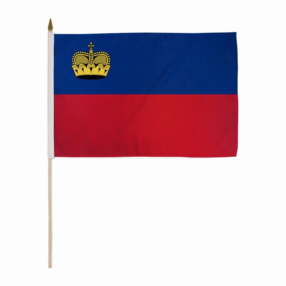 Liechtenstein 12x18in Stick Flag