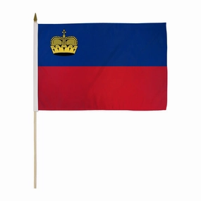 Liechtenstein 12x18in Stick Flag
