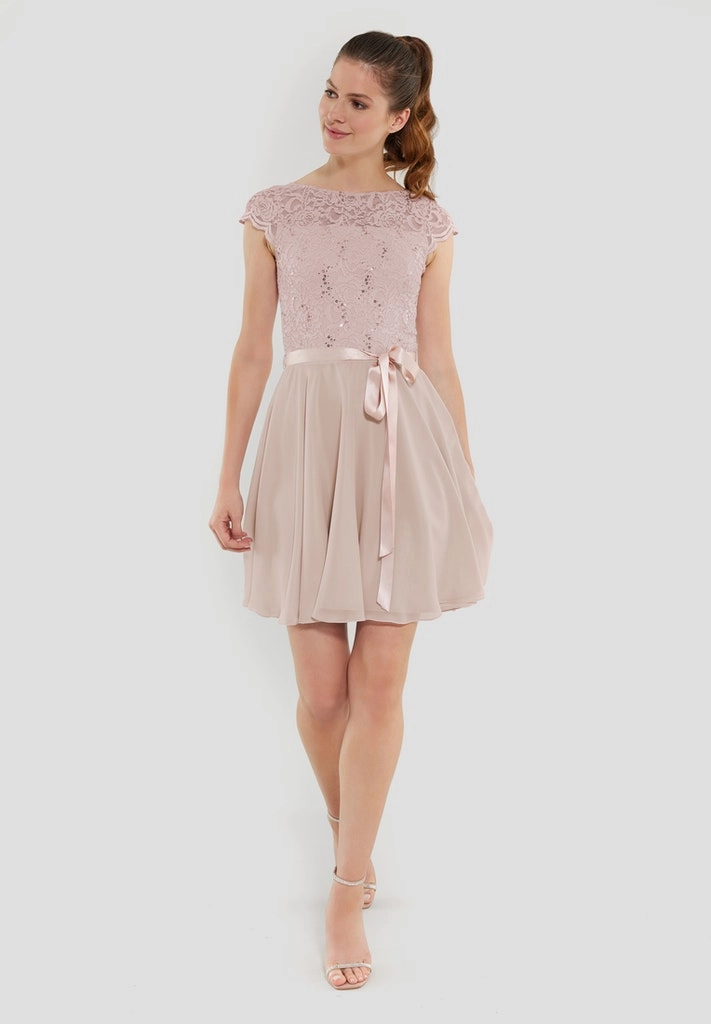 Liliana dress Peach blush