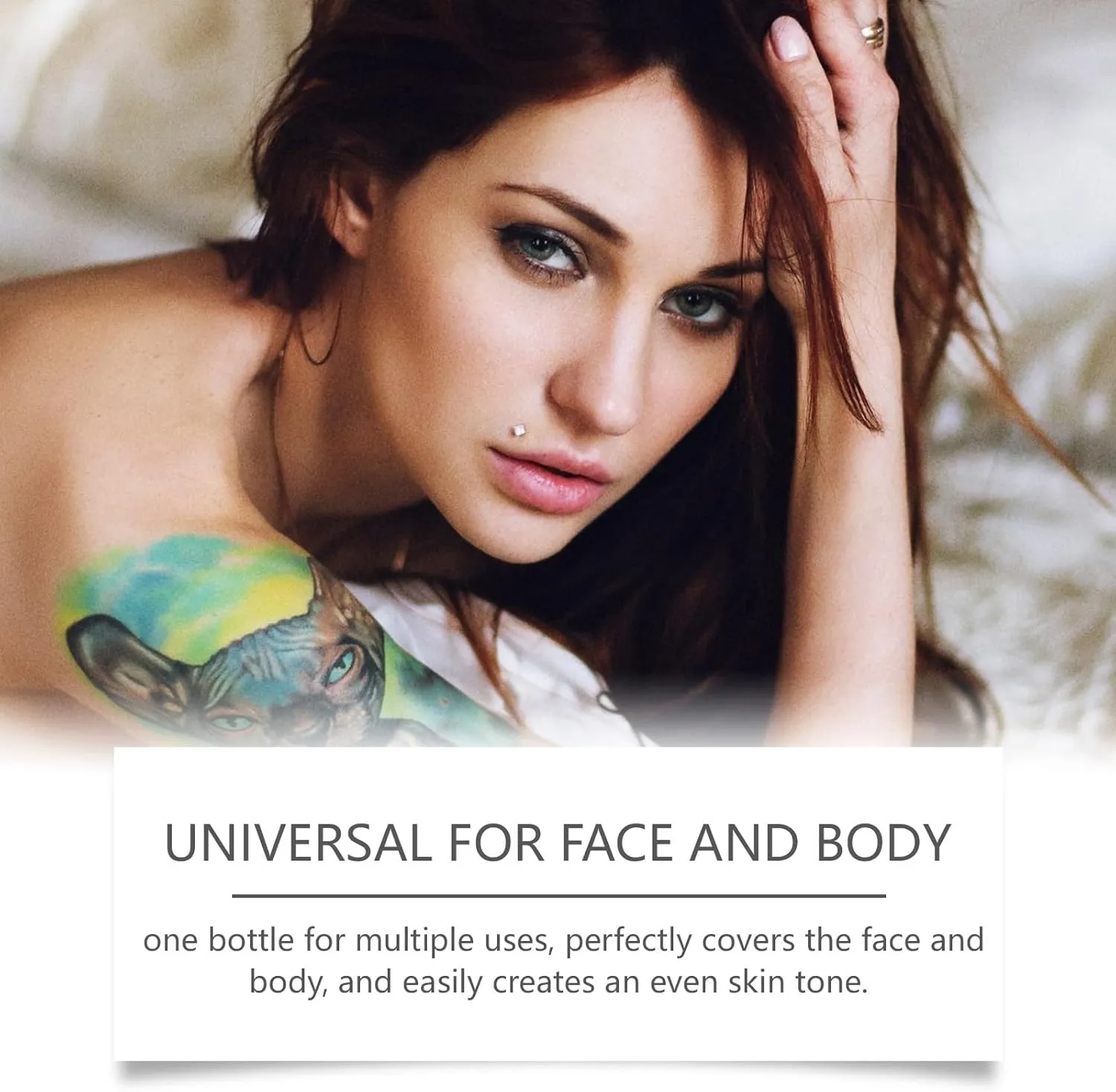 Long-Lasting Body Concealer Cream - Full Coverage, Hydrating Formula for Tattoo Cover & Skin Imperfections - Natural-Looking, Transfer-Resistant(1PCS)
