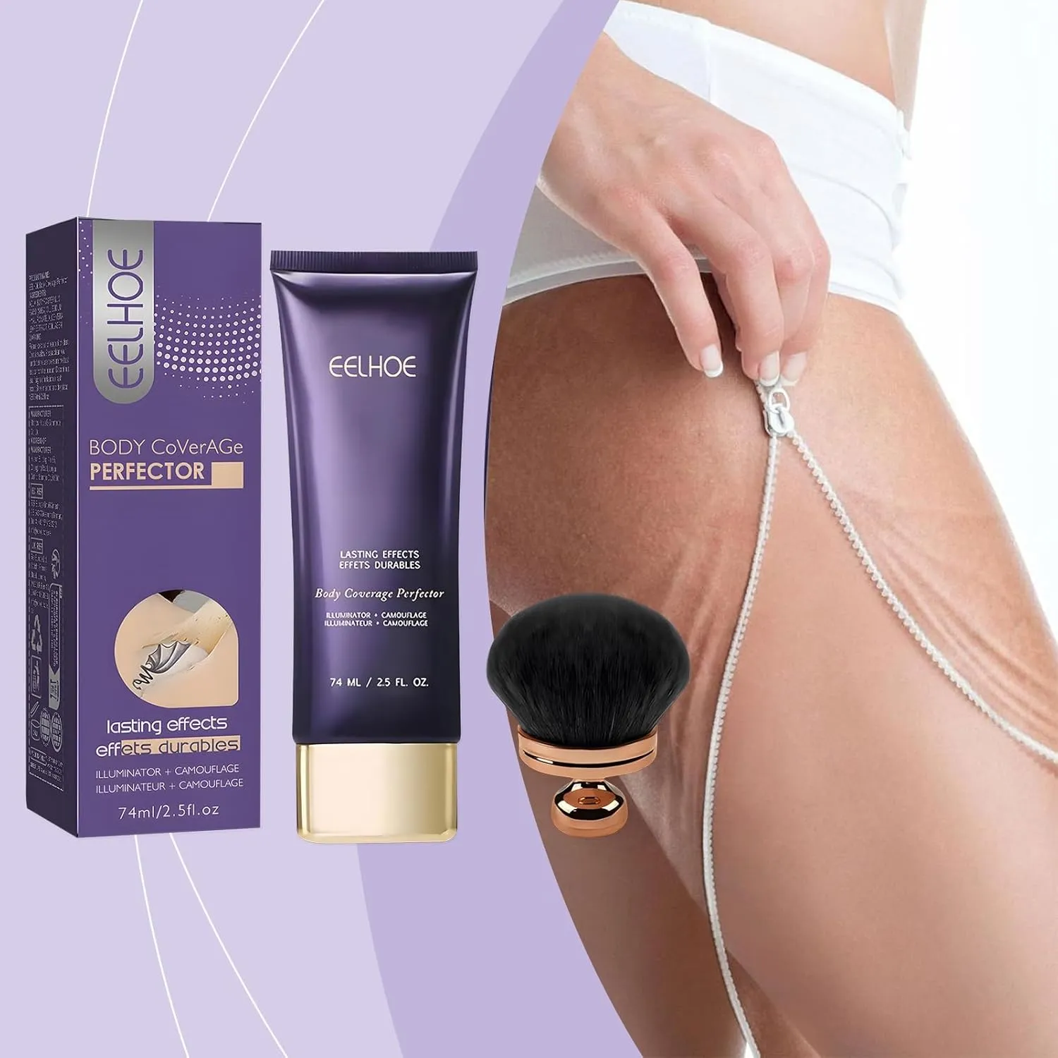 Long-Lasting Body Concealer Cream - Full Coverage, Hydrating Formula for Tattoo Cover & Skin Imperfections - Natural-Looking, Transfer-Resistant(1PCS)