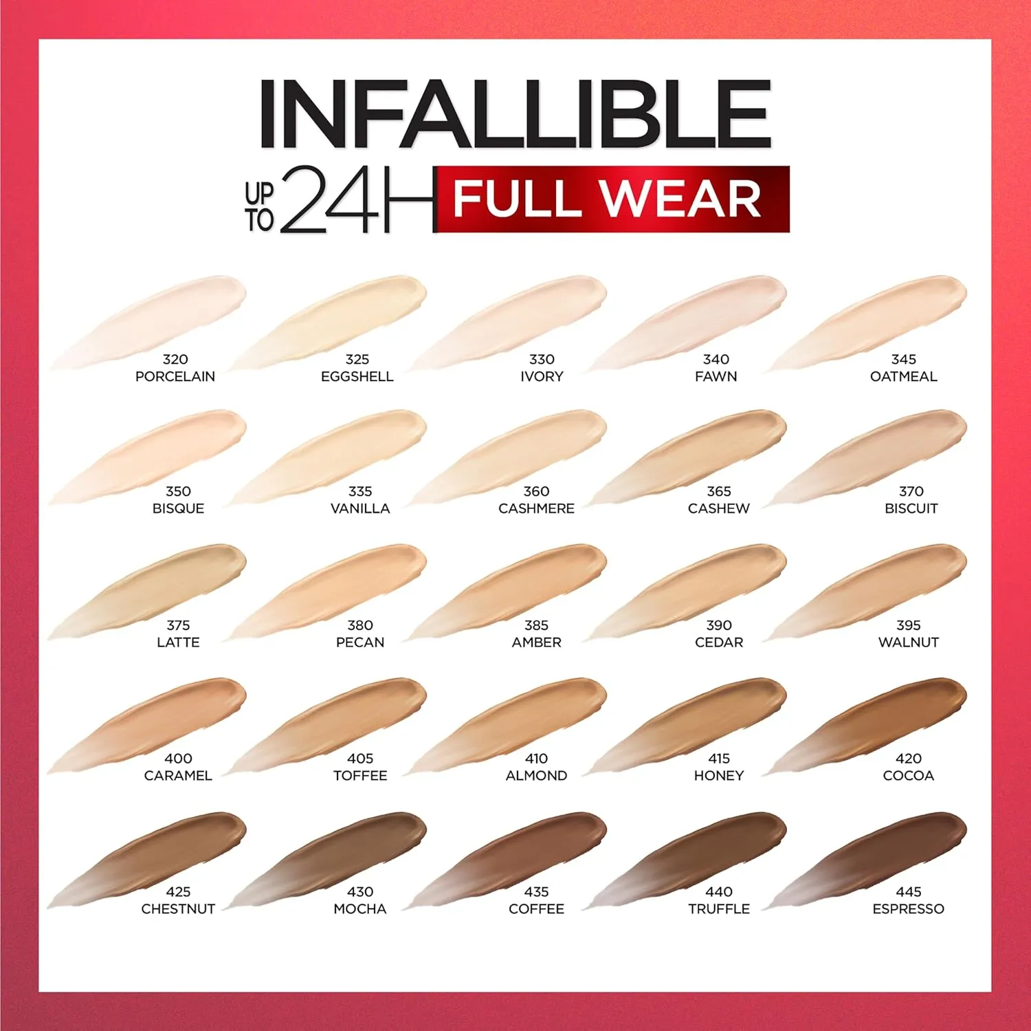 L'Oreal Paris Makeup Infallible Full Wear Waterproof Matte Concealer, Full Coverage, Ivory, 0.33 fl. oz.