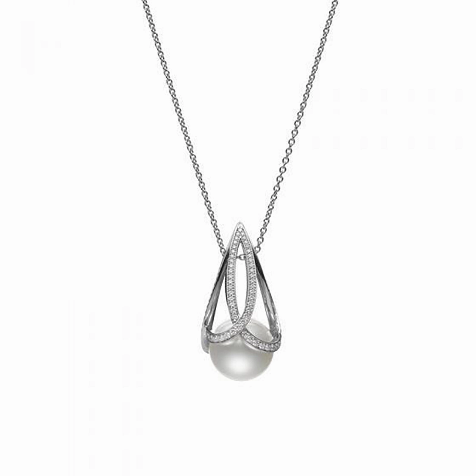 M Collection White South Sea Cultured Pearl Pendant
