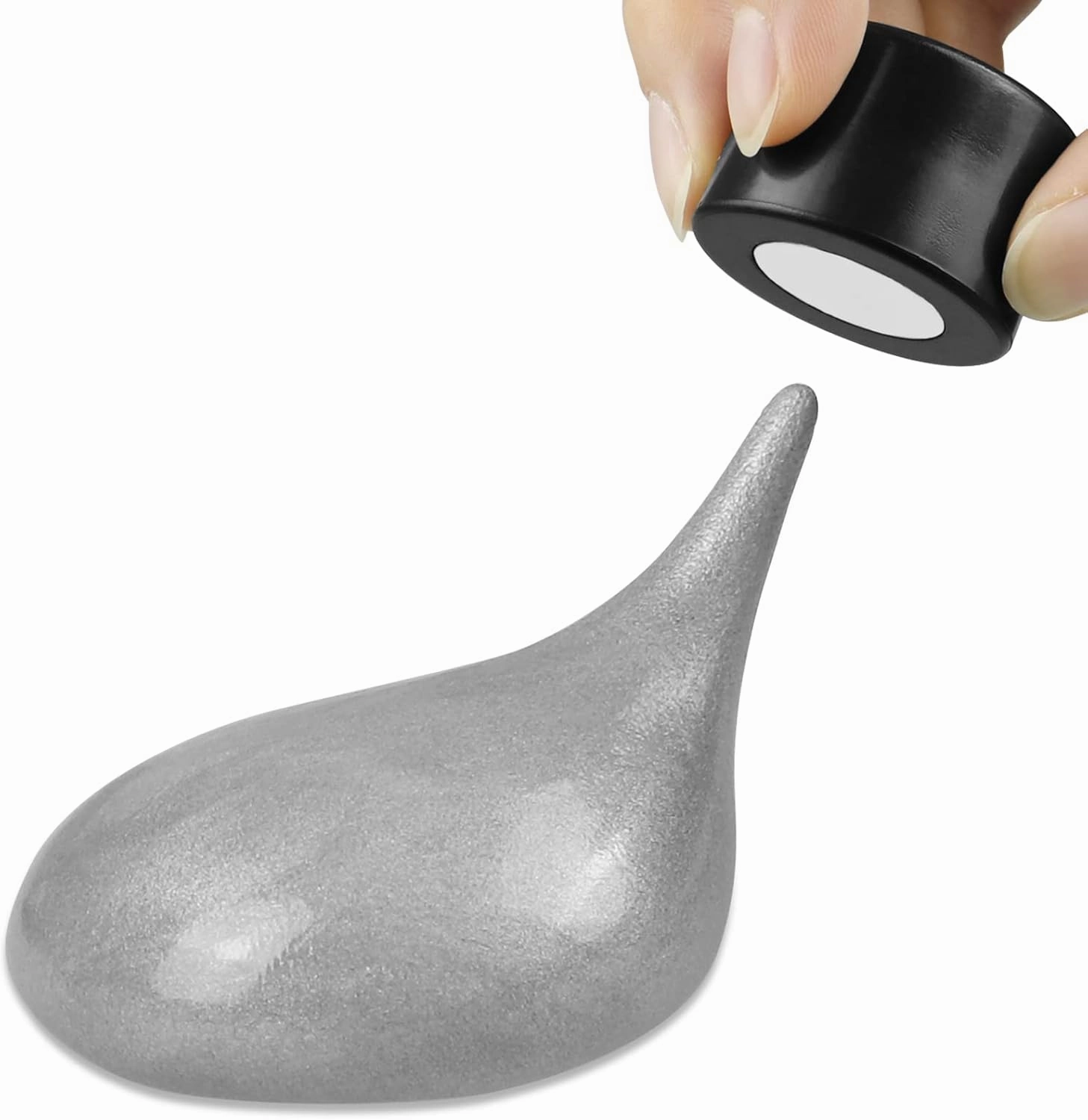 Magnetic Slime Putty, Magnetic Space Putty Slime with Upgraded Magnet Toys for Kids Adults, Fidget Toy Stress Reliever Puddy for Christmas Birthday Gifts Stocking Stuffers (2 Pack, Gold&Silver)
