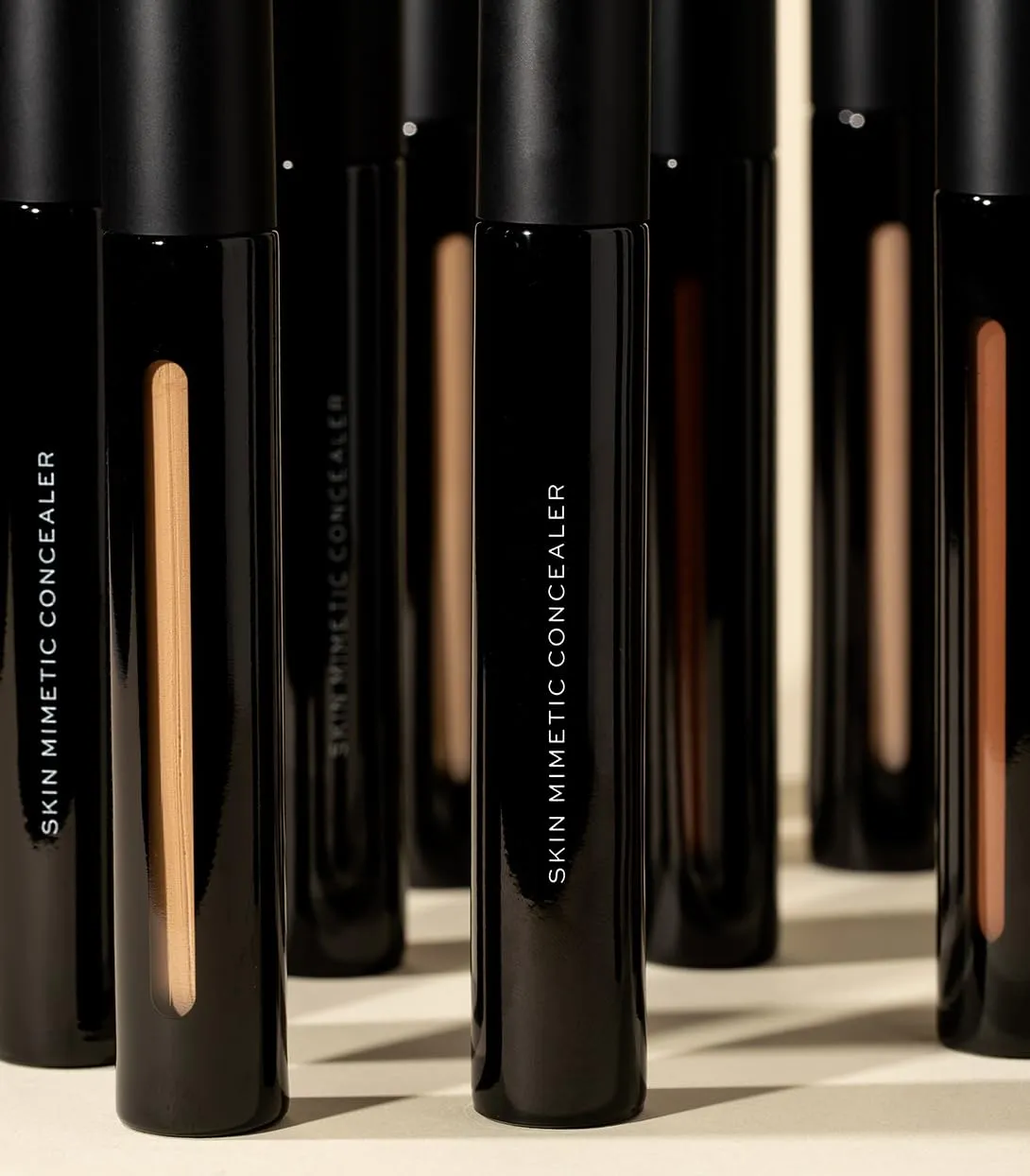MAKE Beauty Skin Mimetic Concealer Buildable Medium Coverage Hydrating Concealer for Dark Circles Spot Concealing Brightening Crease-Free, Including Mature Skin. Radiant Finish. 16 Tan Deep Neutral