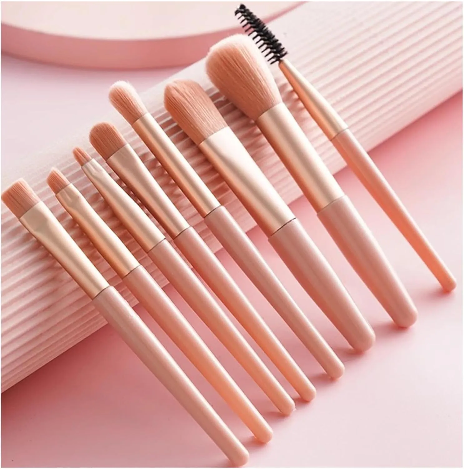Make Up Brushes Set Cosmetic Powder Eye Shadow Foundation Blush Blending Concealer Professional Beauty Tool 8pcs(Blue)