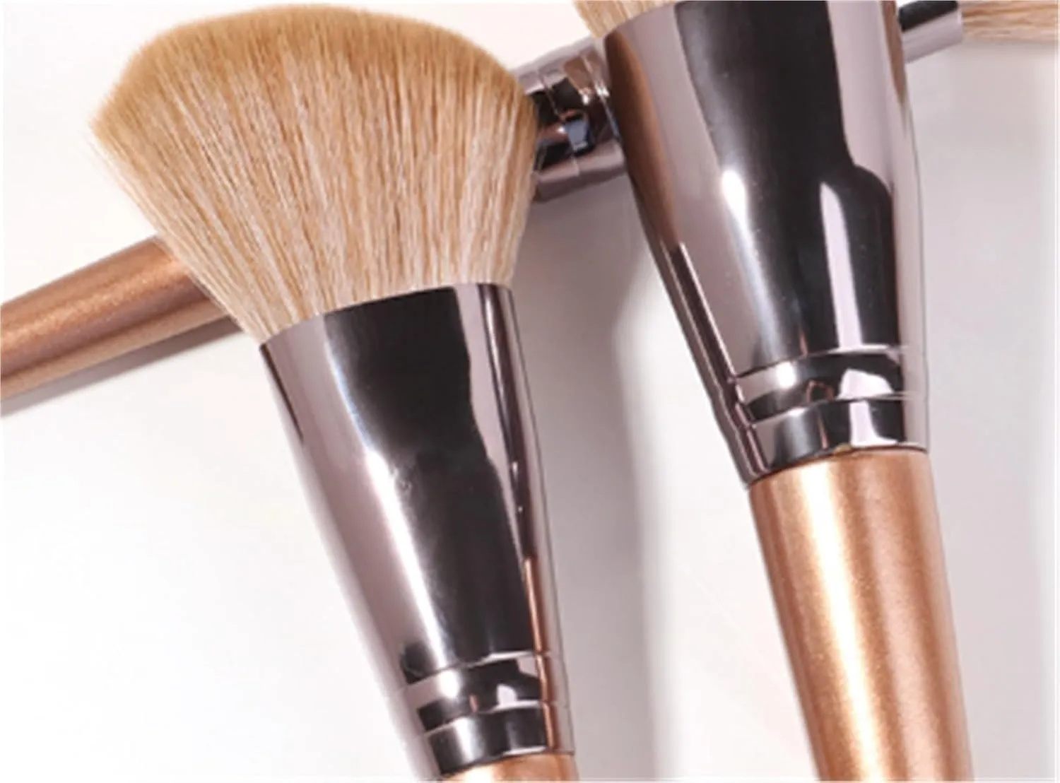 Make Up Brushes Set Makeup Brush Set 12 Pieces for Foundation Eye Shadow Facial Contour Brushes Makeup Tools Set(Gold-Brush Bucket)