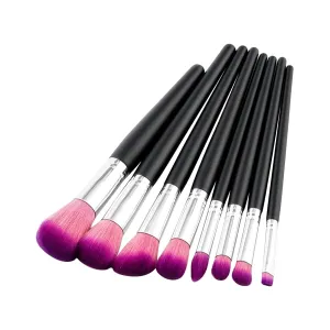 Makeup Brush Advanced Synthetic Concealer Foundation Powder Eyeshadow Makeup Brush Cosmetics Eyebrow Eyeshadow Powder Lip Gloss Brush 8Pack Foundation Makeup Brush Flat Top for Face (Color : B, Size