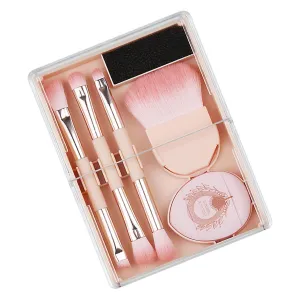 Makeup Brush Set With Powder Puff Set Liquid Makeup Powder Concealers Blusher Eyeshadow Applicator Valentine's Day Gifts