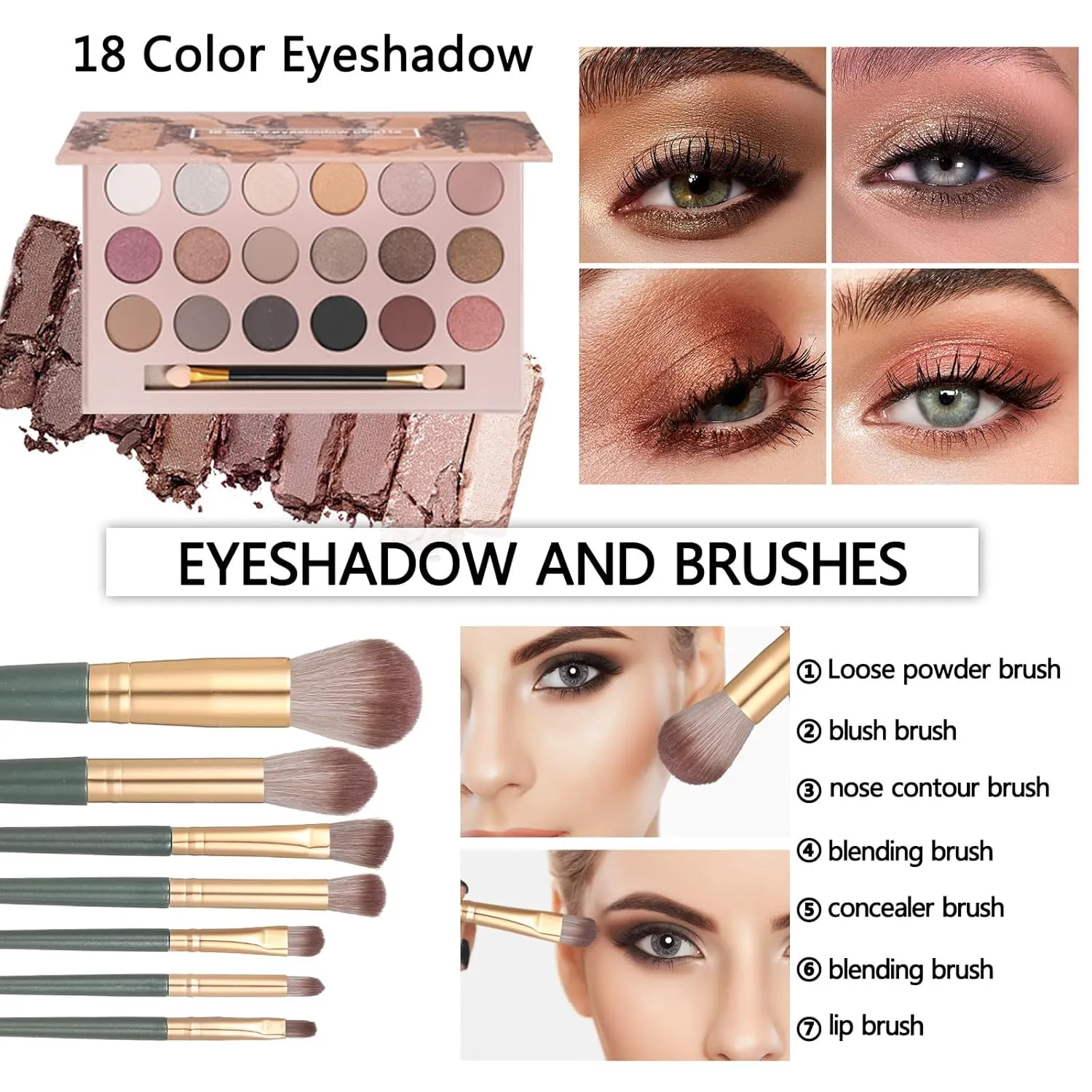 Makeup Sets for Teens Makeup Kit for Women Full Kit Makeup set Makeup Kit Eyeshadow Palette Foundation Makeup Gift Set for Teenager Girls