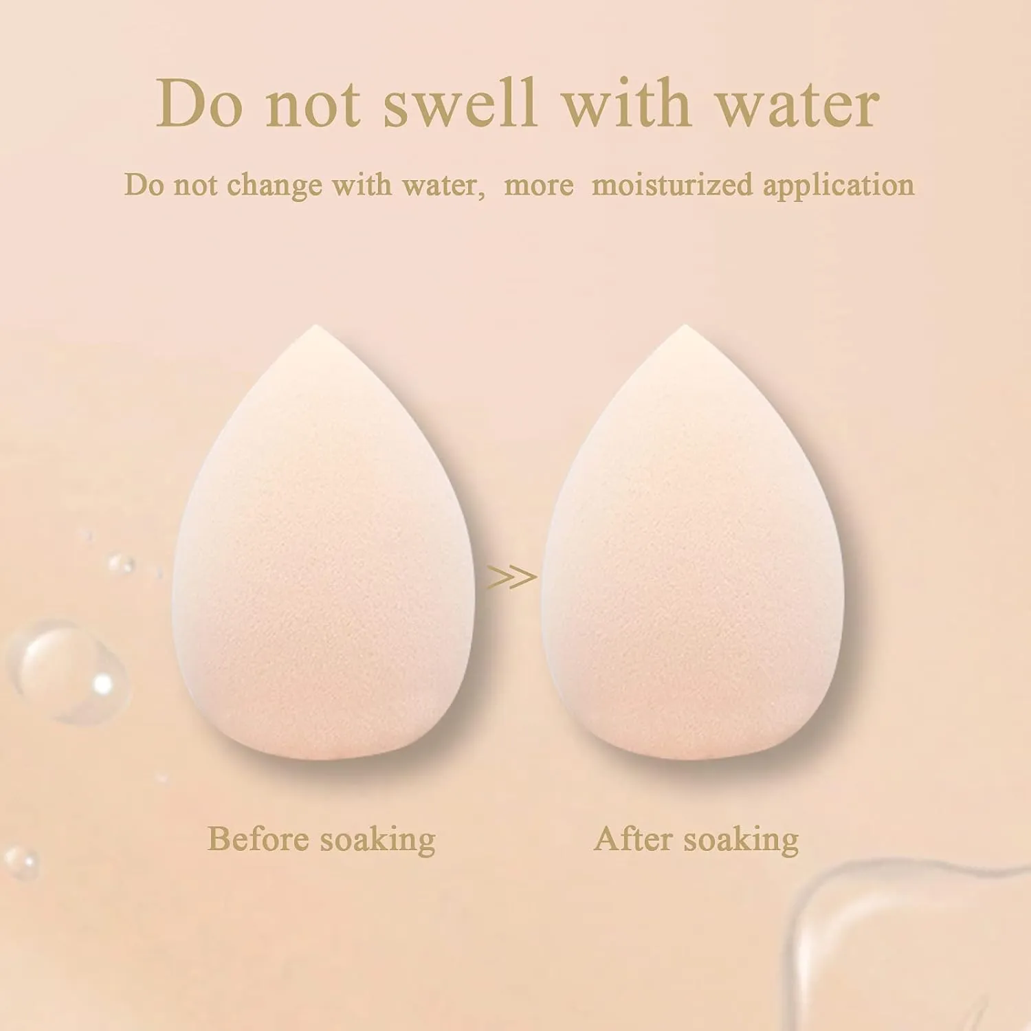 Makeup Sponge Foundation Blending Beauty Sponge, Multi-shapeSoft Puff, Dry & Wet Use with Sponge Holder Set, Sensitive and All Skin Types (Gourd, Sky Blue)