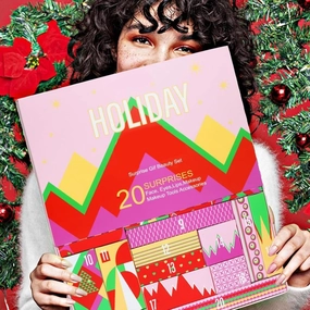 Makeup Christmas Set 2024, 24 Days Of Christmas Set Beauty, Makeup Kit Includes Brush Eyeshadow Lip Gloss Christmas Countdown Set Gifts for Women Girls