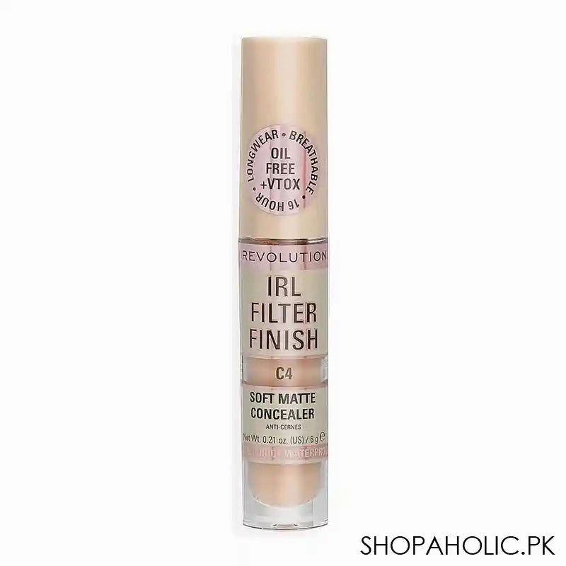 Makeup Revolution IRL Filter Finish Soft Matte Concealer, C4
