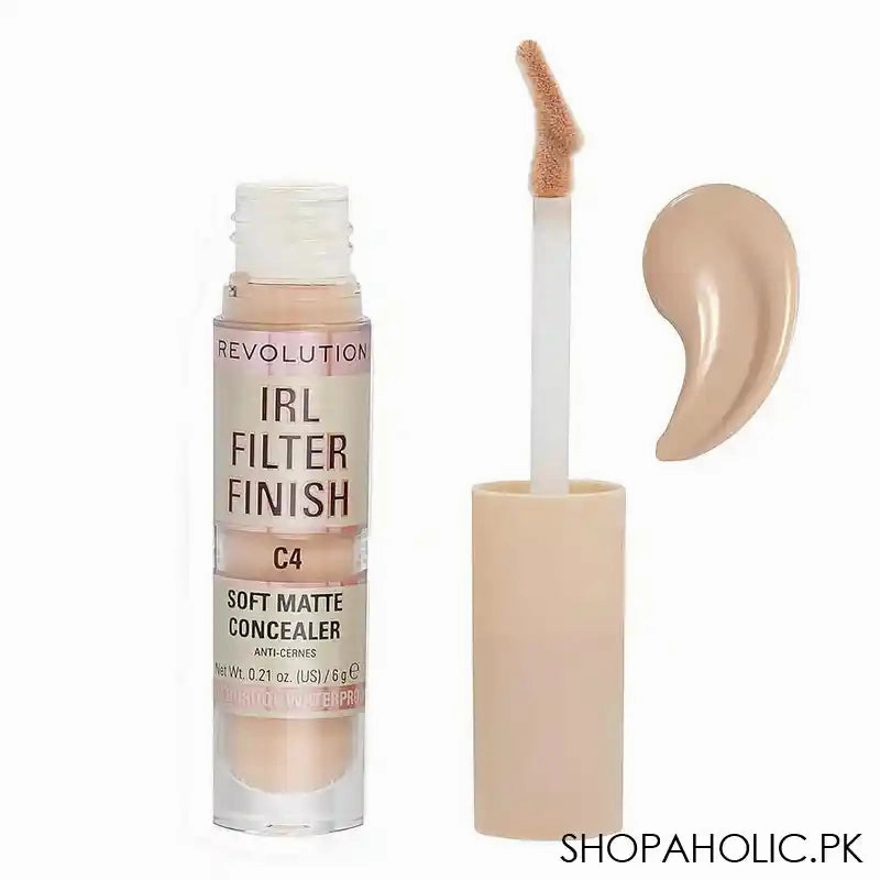 Makeup Revolution IRL Filter Finish Soft Matte Concealer, C4