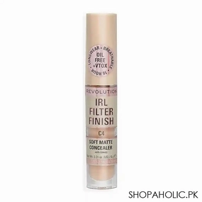 Makeup Revolution IRL Filter Finish Soft Matte Concealer, C4