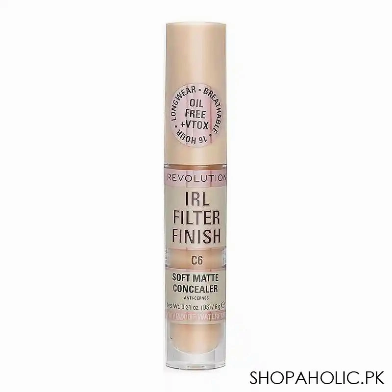 Makeup Revolution IRL Filter Finish Soft Matte Concealer, C6
