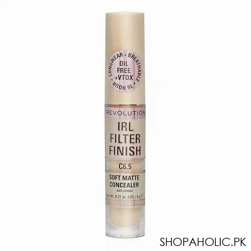 Makeup Revolution IRL Filter Finish Soft Matte Concealer, C6.5