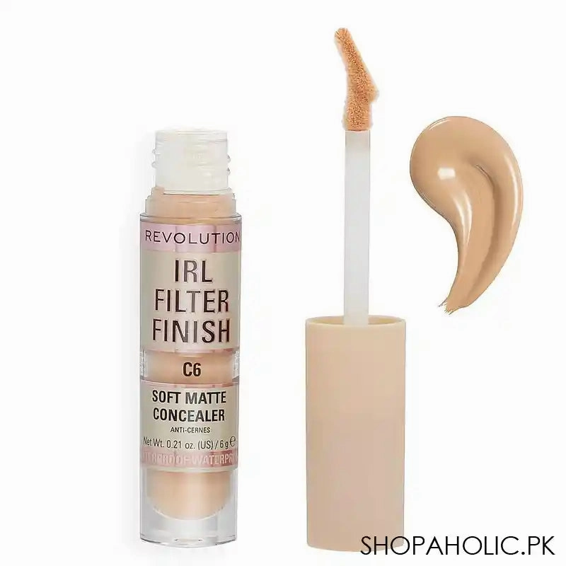 Makeup Revolution IRL Filter Finish Soft Matte Concealer, C6
