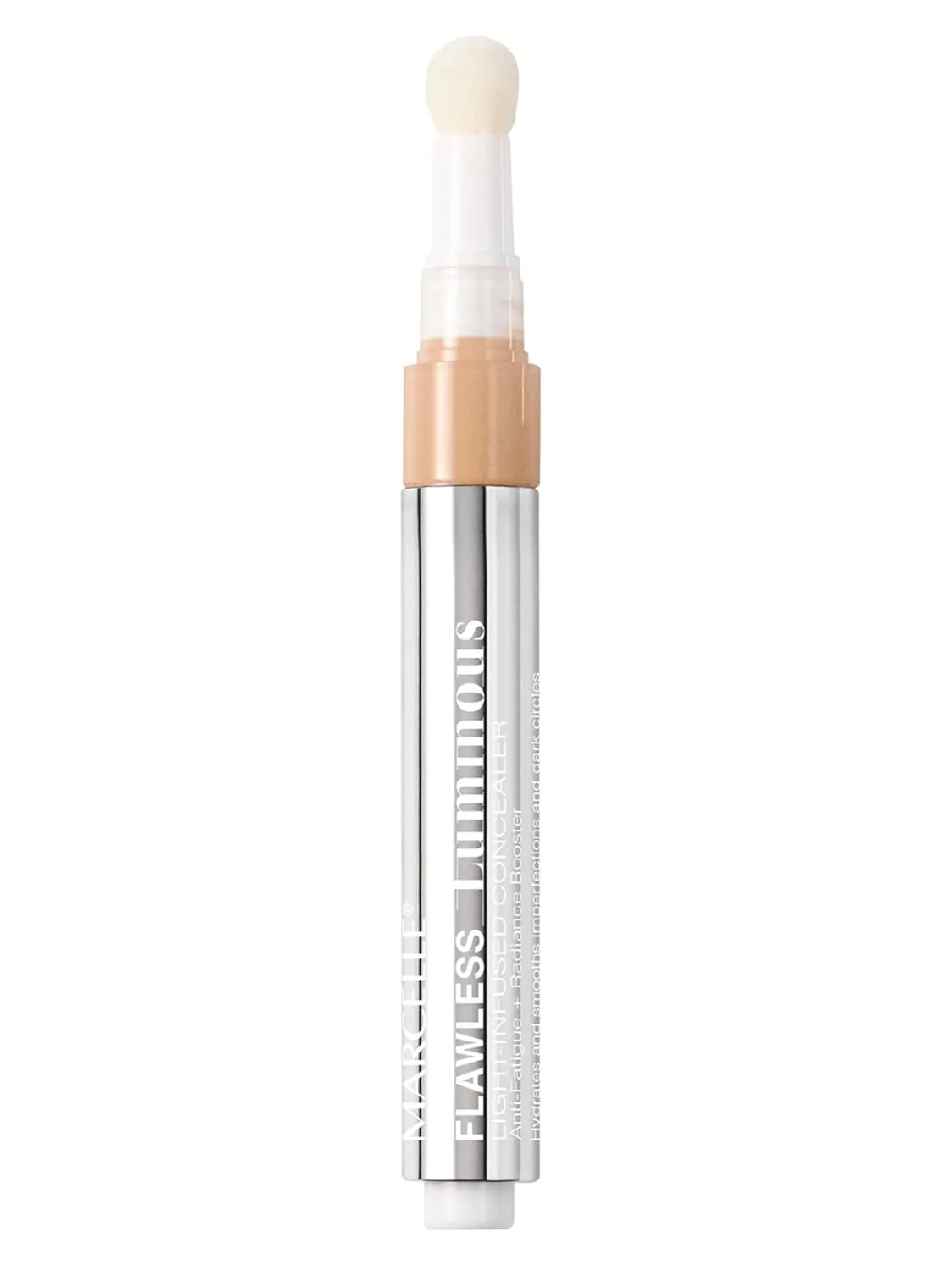 Marcelle Flawless Luminous Light-Infused Concealer, Medium to Dark, Hypoallergenic and Fragrance-Free, 0.1 fl oz