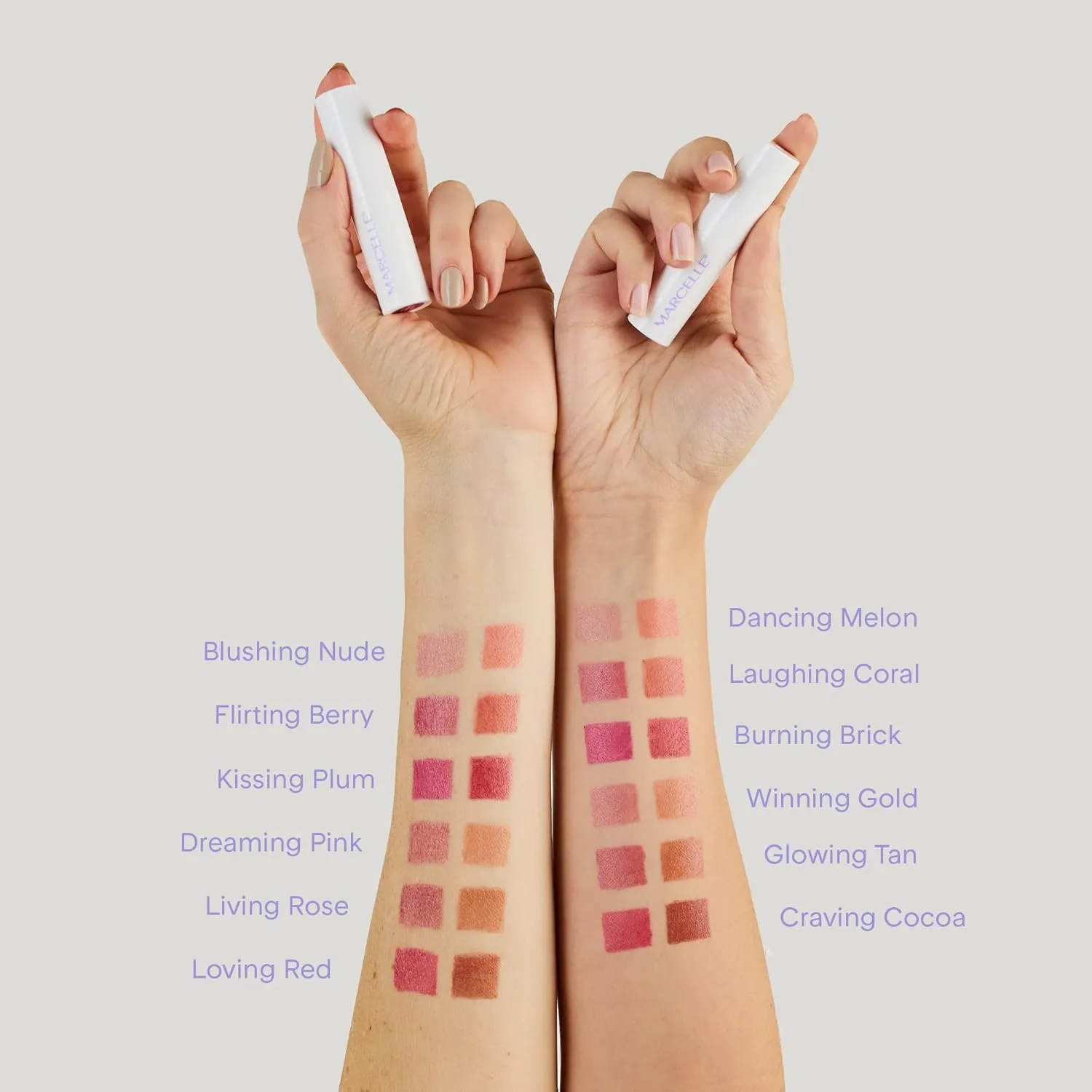 Marcelle Lip Loving Colour & Caring Oil-in-Stick, Winning Gold, Vegan, Cruelty-Free, Clean, Paraben-Free, Fragrance-Free, Hypoallergenic, 3g