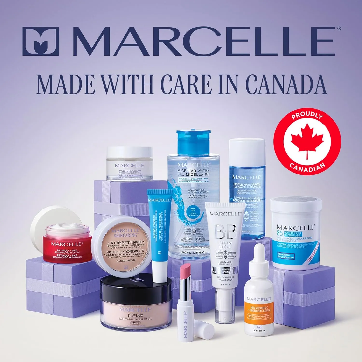 Marcelle Lip Loving Colour & Caring Oil-in-Stick, Winning Gold, Vegan, Cruelty-Free, Clean, Paraben-Free, Fragrance-Free, Hypoallergenic, 3g