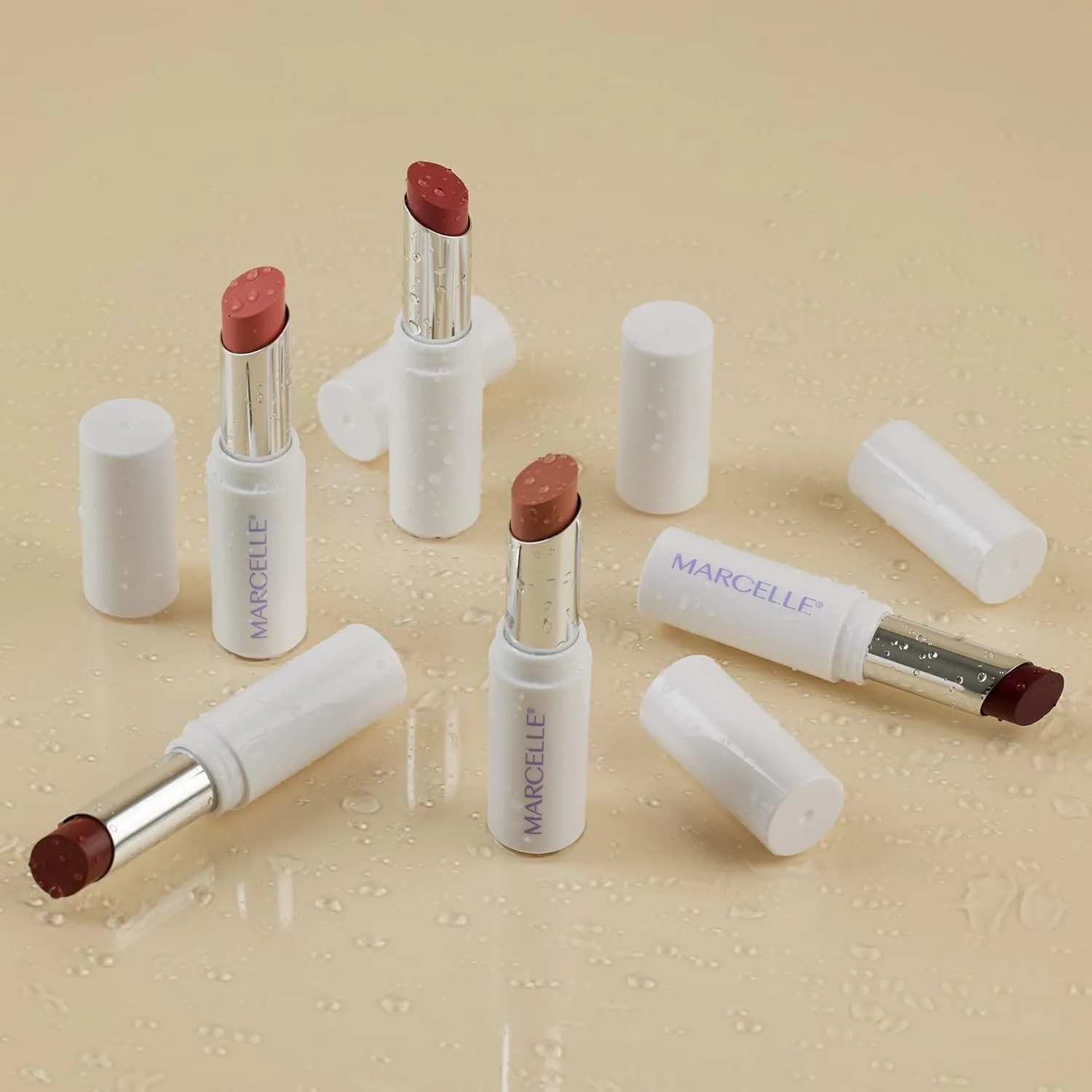 Marcelle Lip Loving Colour & Caring Oil-in-Stick, Winning Gold, Vegan, Cruelty-Free, Clean, Paraben-Free, Fragrance-Free, Hypoallergenic, 3g