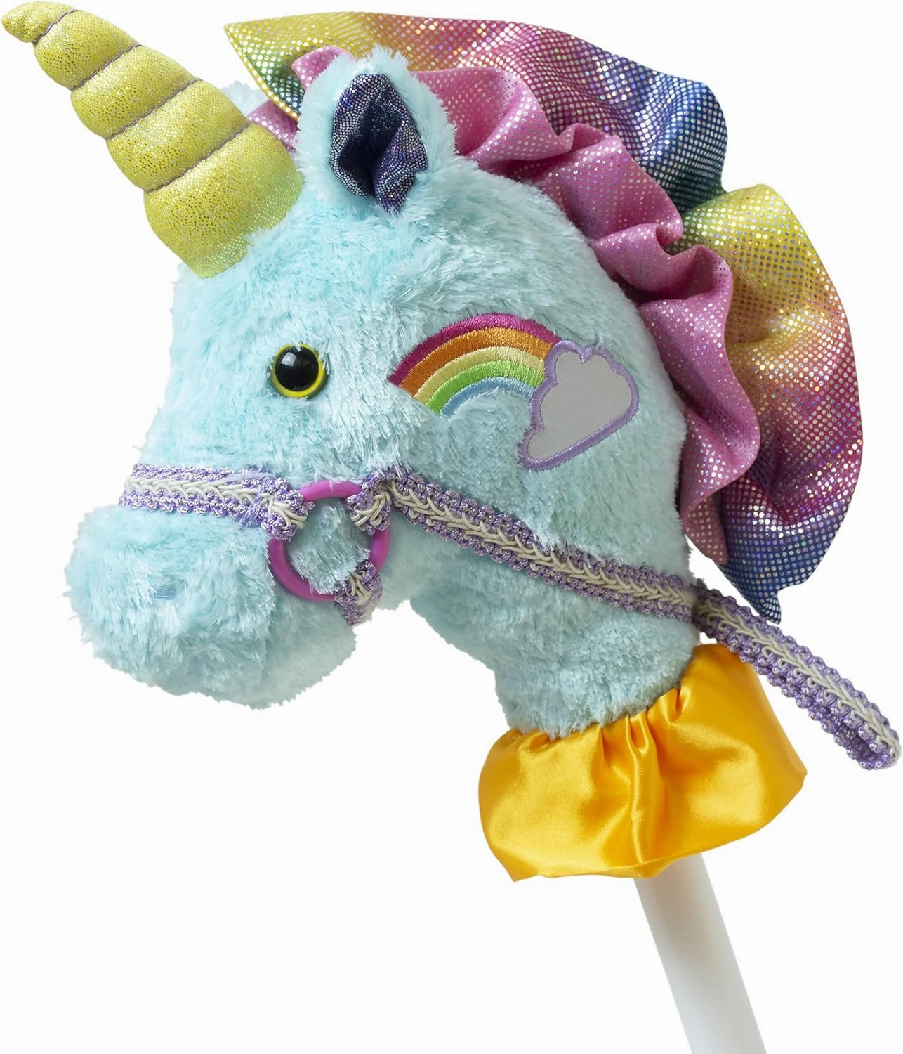 Mary Meyer Hobby Horse Toy Fancy Prancer Stick Horses, 33-Inches Tall, Unicorn