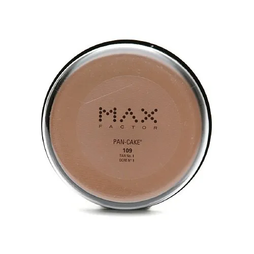 Max Factor Pan-Cake Water-Activated Makeup, Tan No.1 109 1.7 oz (49 g)
