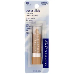 Maybelline Cover Stick Concealer, Deep Beige [145], 0.16 oz (Pack of 10)