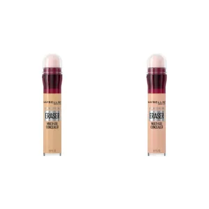 Maybelline Instant Age Rewind Eraser Dark Circles Concealer Bundle, 122 & 121, 1 Count