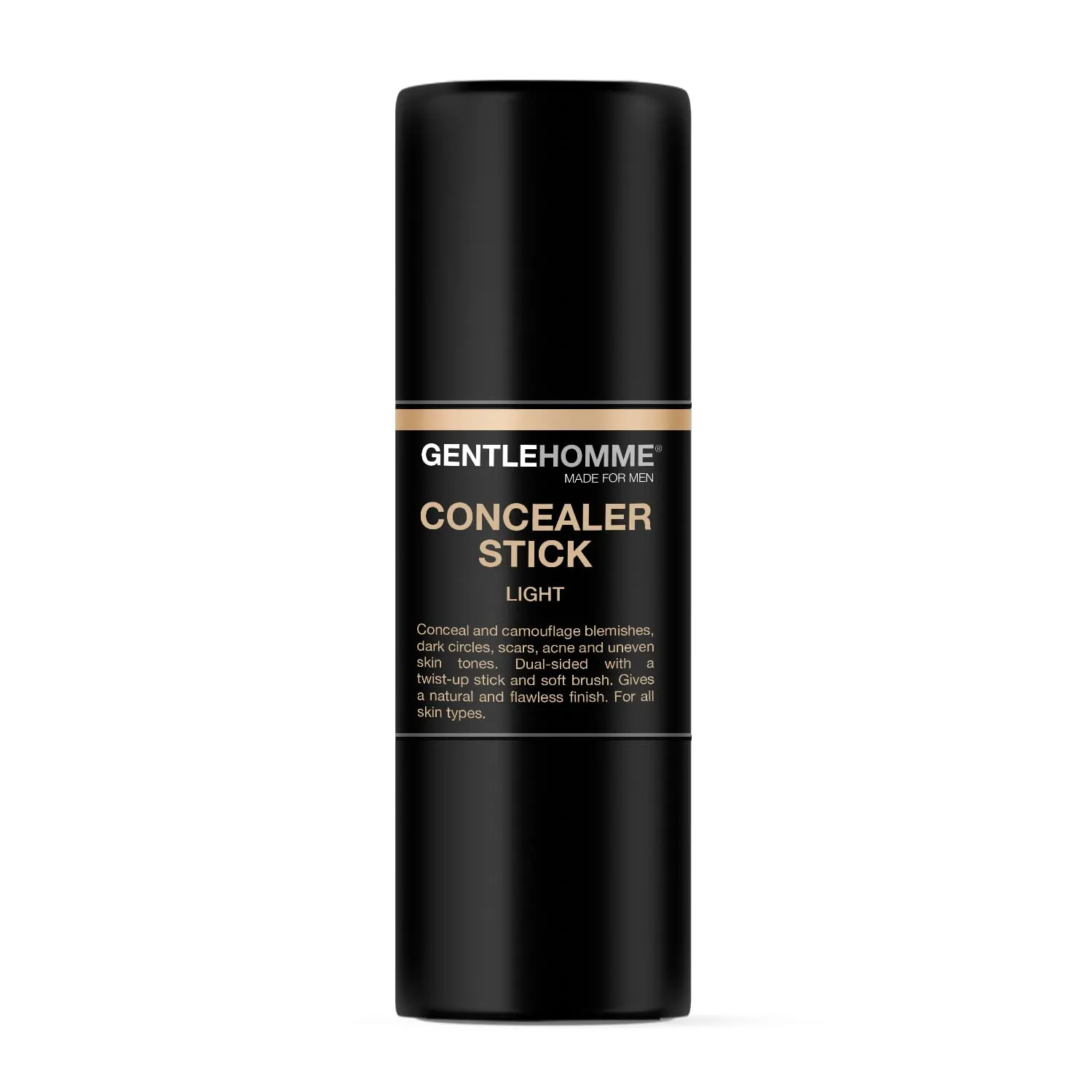Men's Concealer Stick with Brush for Dark Circles Eraser, 4 Shades, Light