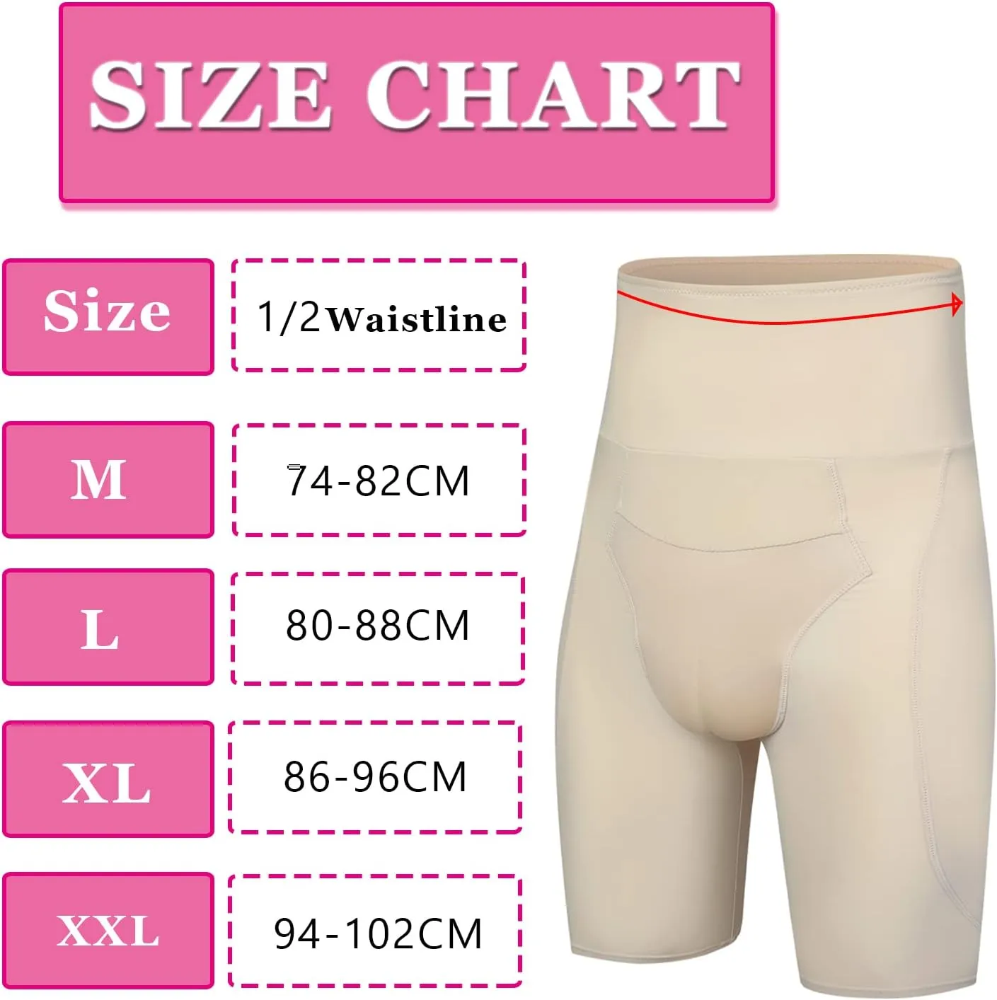 Men's Hiding Gaff Panty Shapwear Crossdressing Transgender Underwear Boxer Briefs Shorts
