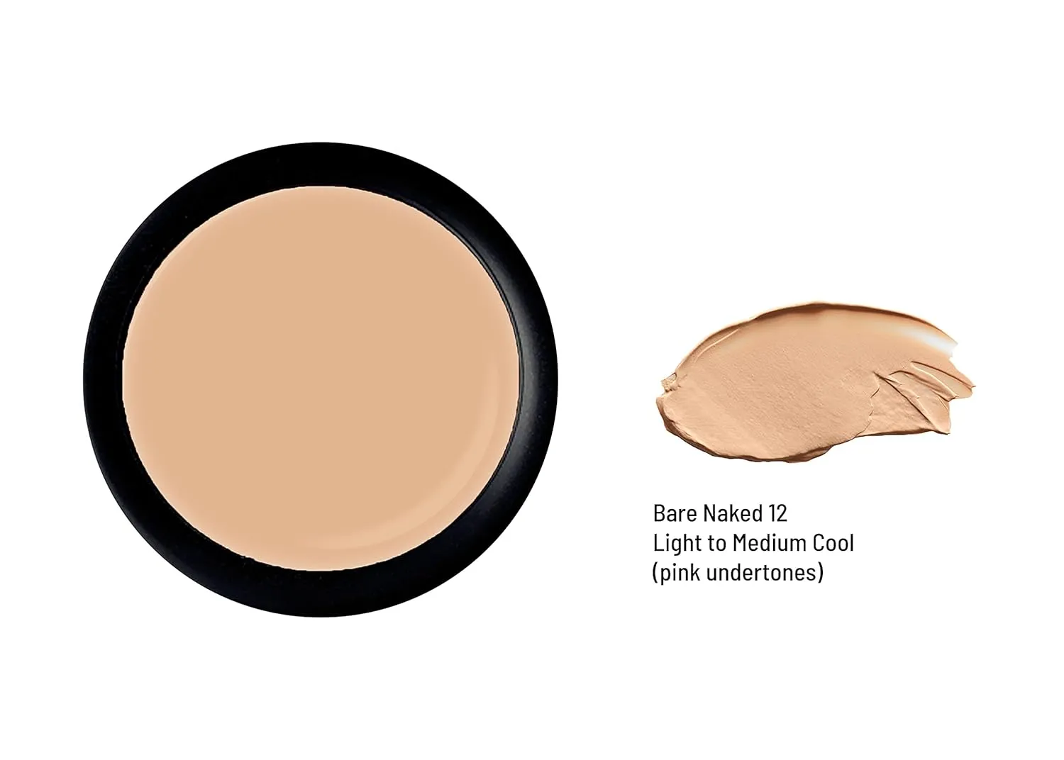 Mom's Secret 100% Natural Concealer, Organic, Vegan, Gluten Free, Cruelty Free, Made in the USA, 0.11 oz. (Bare Naked 12)