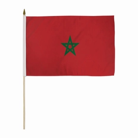Morocco 12x18in Stick Flag