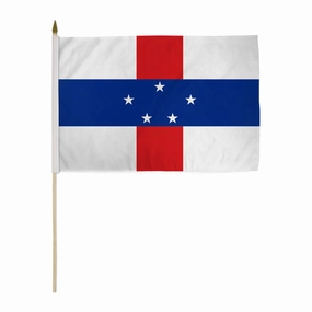 Netherlands Antilles 12x18in Stick Flag