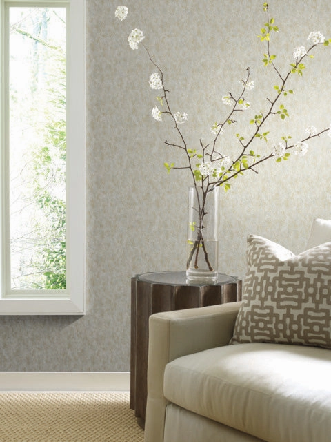 Neutral & Gold Shimmering Patina Wallpaper Shimmering Patina
