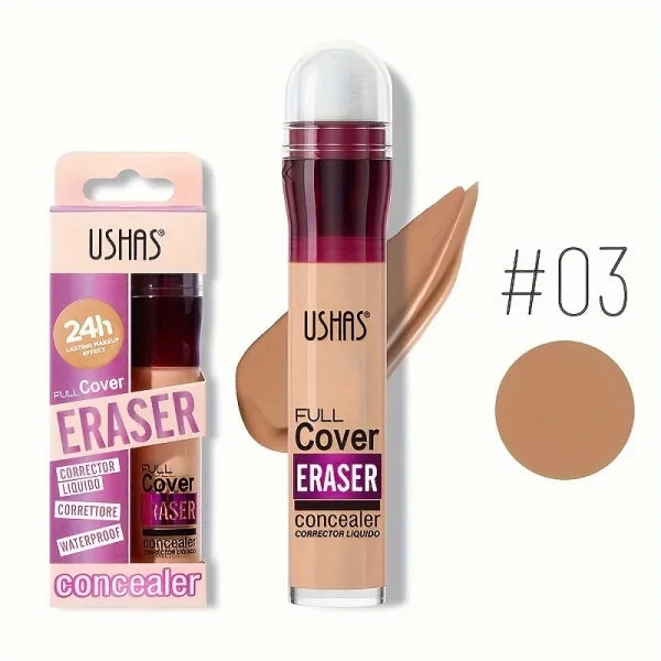 New Sponge Head Concealer – For Dark Circles, Freckles, Acne, Pigmentation & Blemishes, Long-Lasting Moisturizing Liquid Foundation