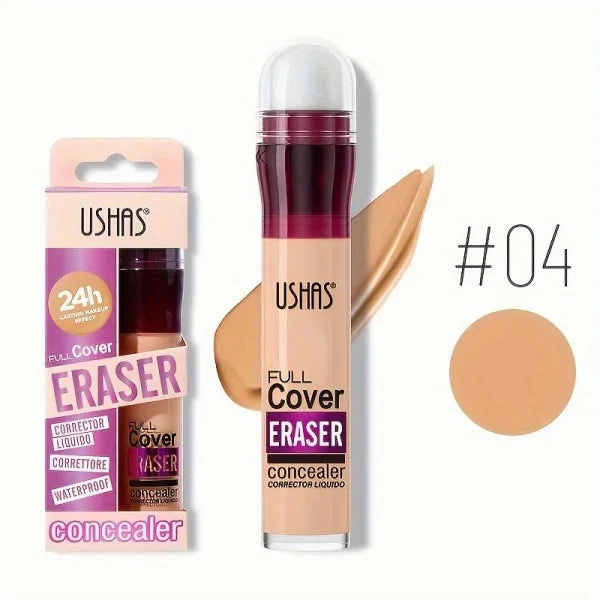 New Sponge Head Concealer – For Dark Circles, Freckles, Acne, Pigmentation & Blemishes, Long-Lasting Moisturizing Liquid Foundation